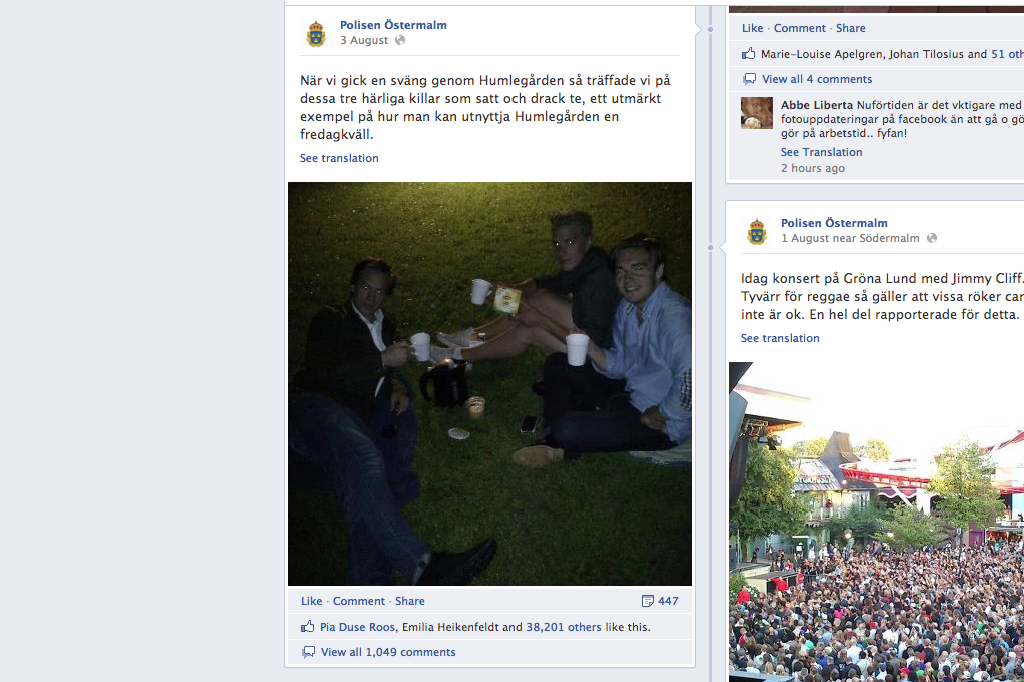 Facebook, Sociala Medier, Tips, Brott, Polisen