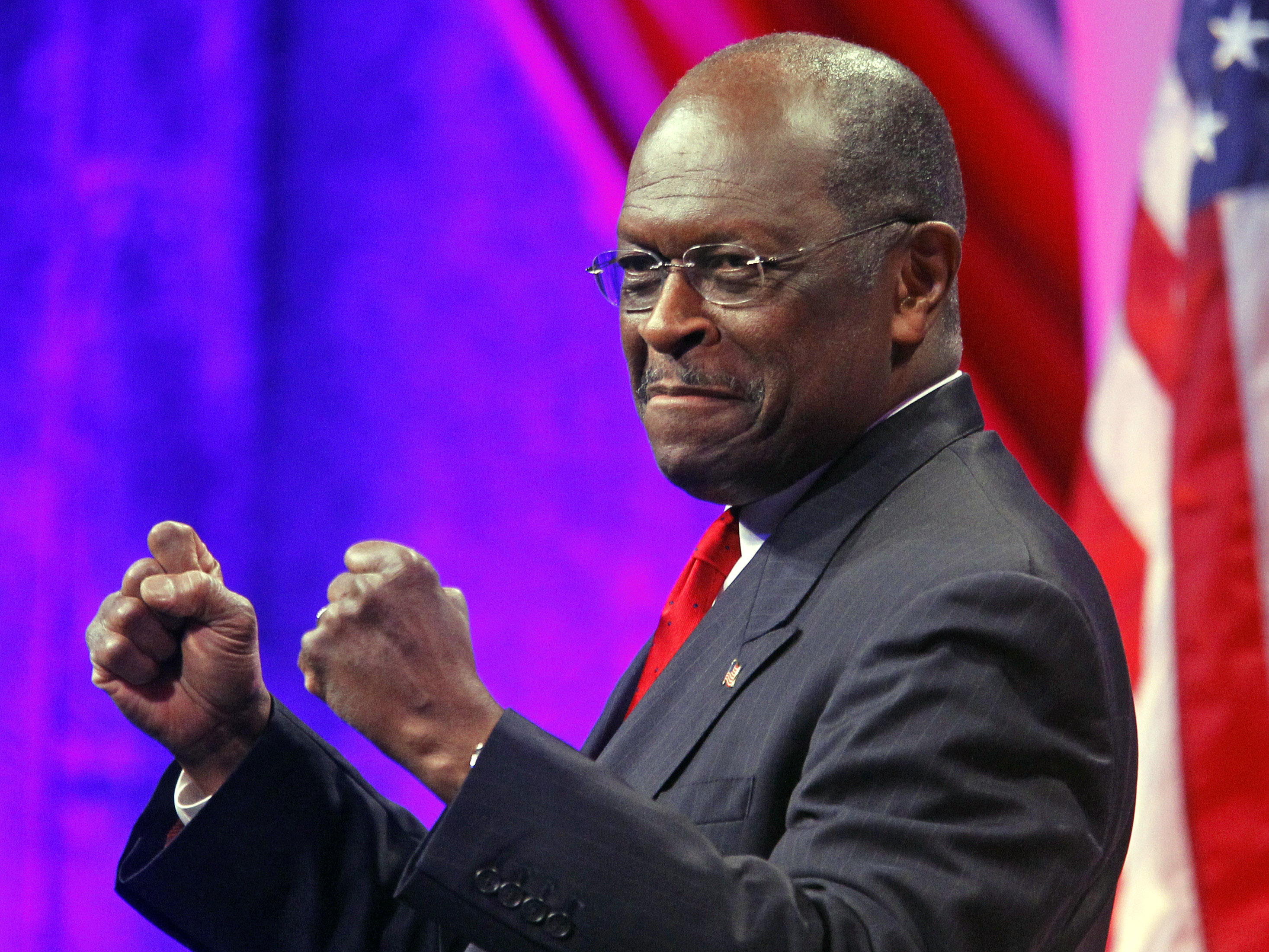 Republikaner, Herman Cain, Politik, Pizza, Sexuella trakasserier, Presidentval, USA