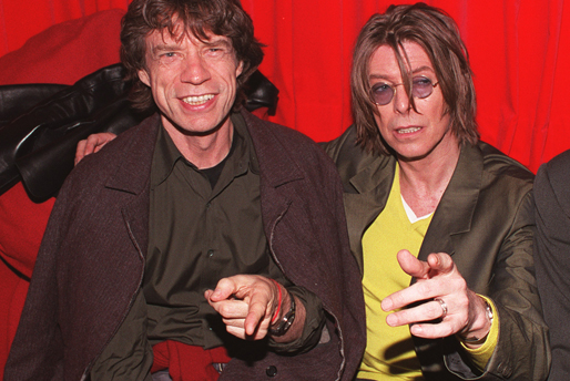 David Bowie, Mick Jagger, kärlek