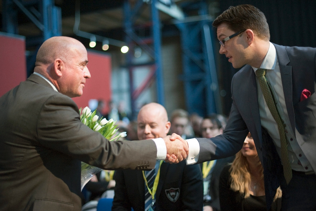 Jimmie Åkesson, SD, Val, Geert Wilders, Europa, Sannfinländarna, Sverigedemokraterna