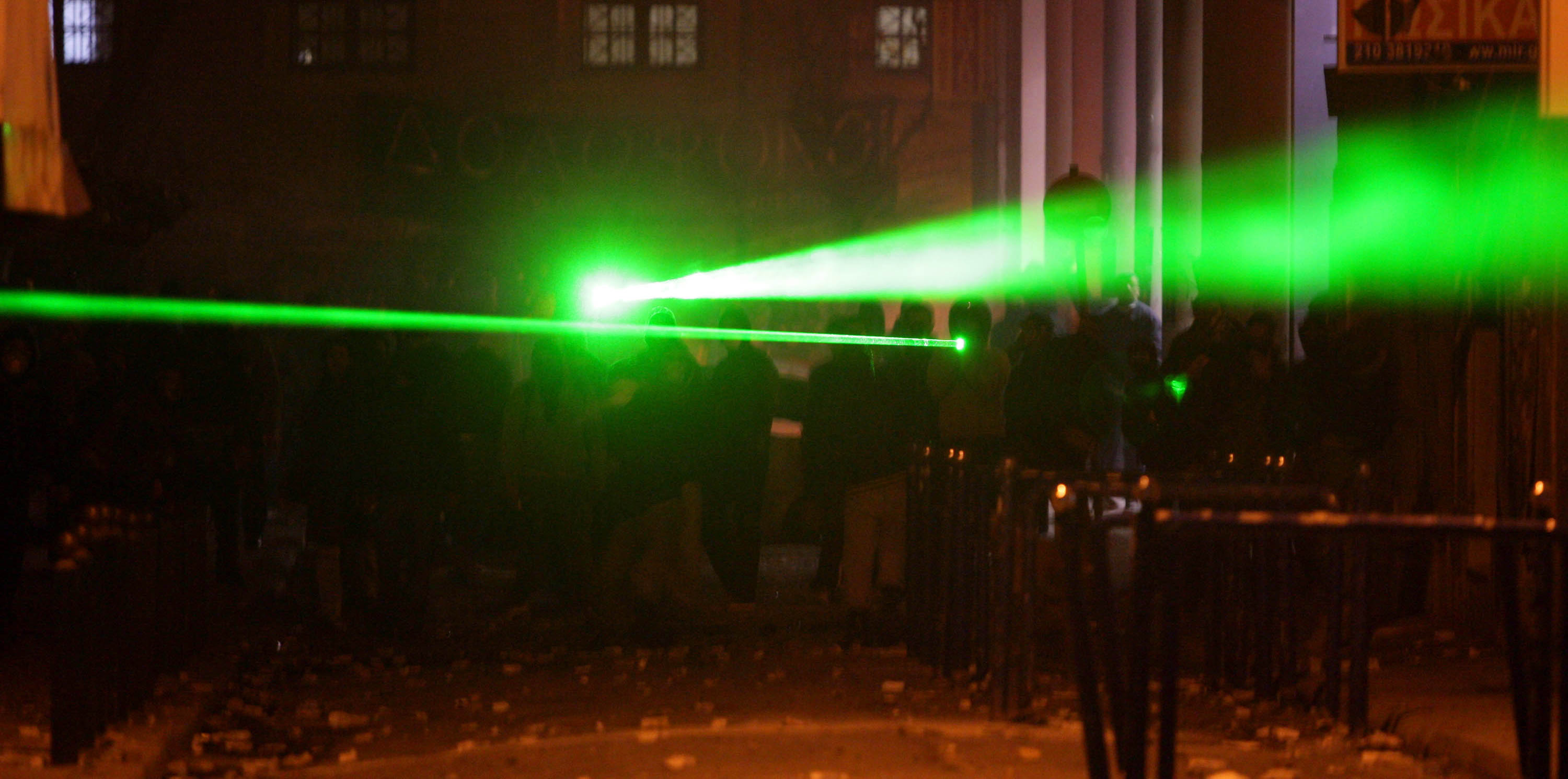 Landskrona, Grön laser