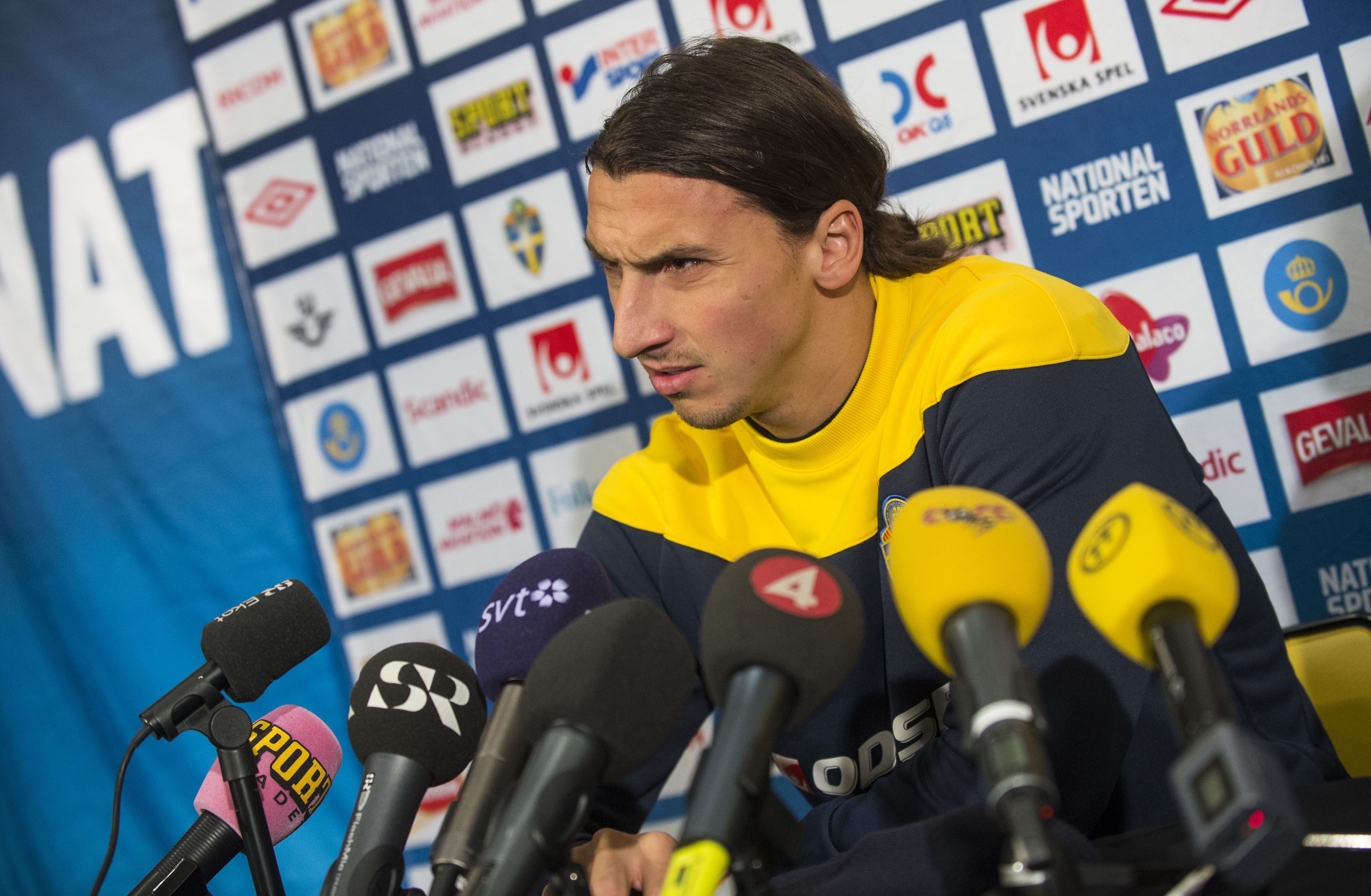 Presskonferens, Vägen mot Brasilien 2014, Zlatan
