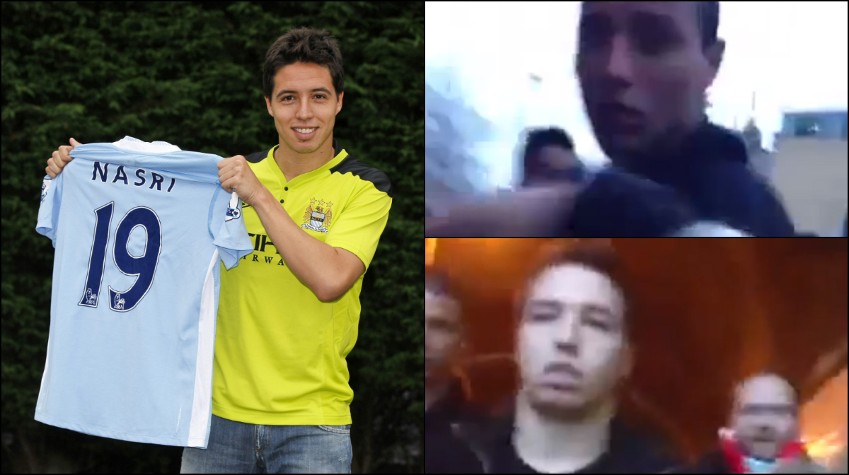 Manchester City, Samir Nasri, Arsenal, Fans, Maroune Chamakh,  Trakasserad