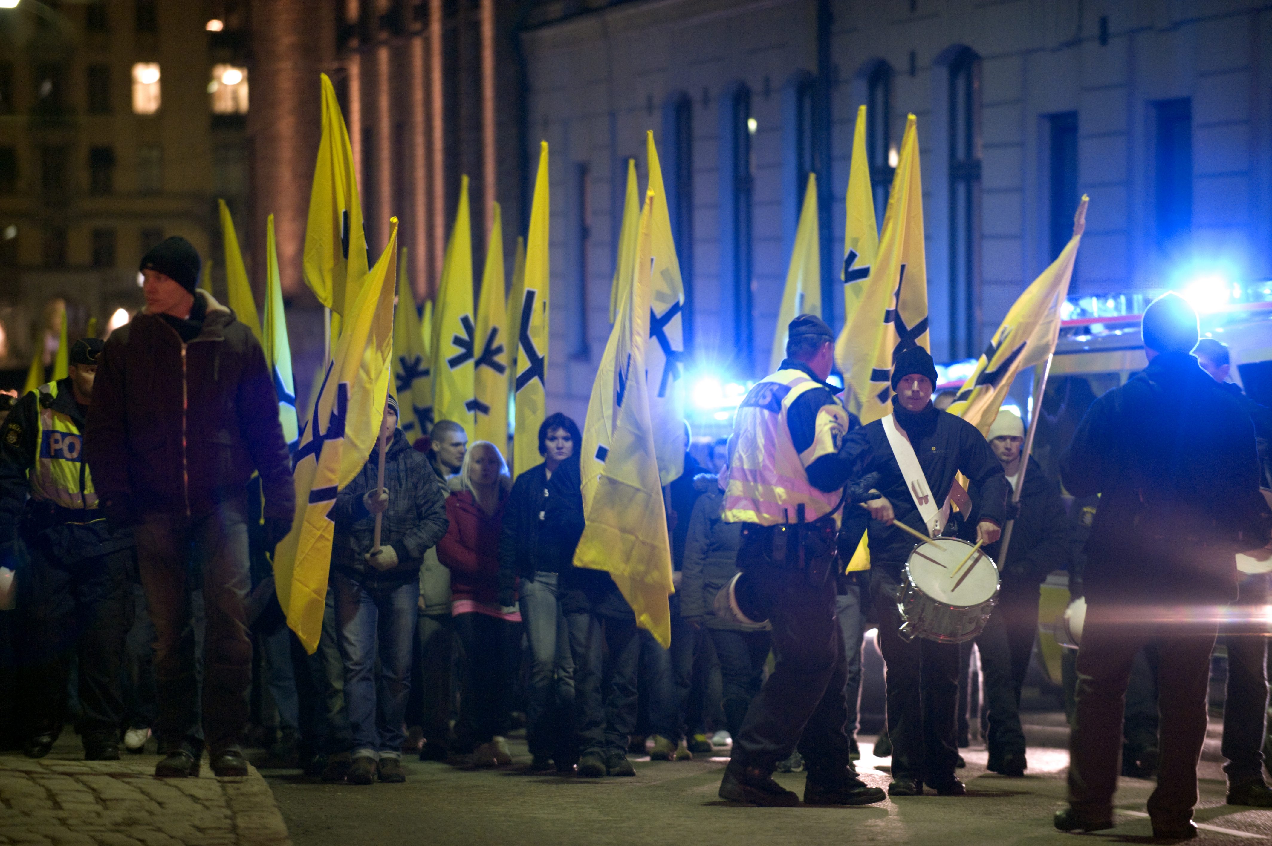 Politik, Stockholm, Högerextrema, Demonstration, Nobeldagen, Salemmarschen, Svenskarnas parti