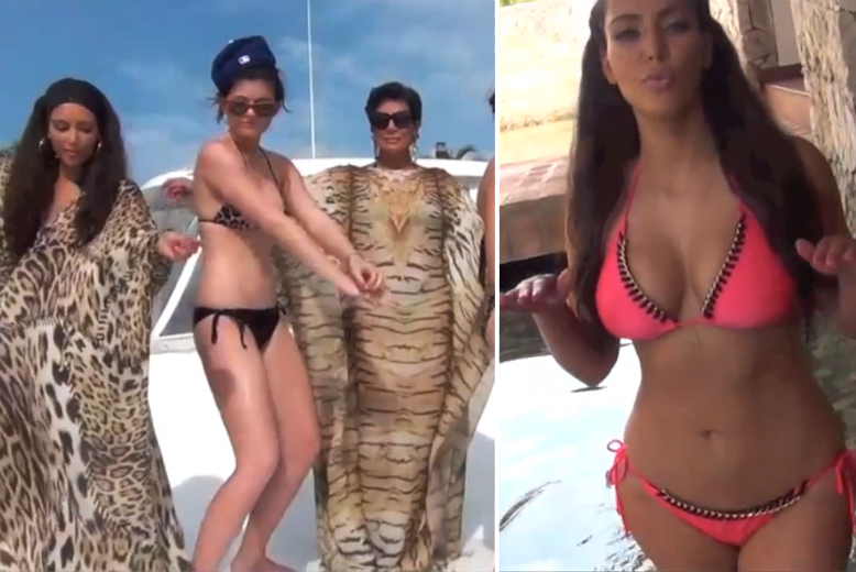 Stjärna, Hollywood, Kim Kardashian, Rappa, Video, USA, kändis