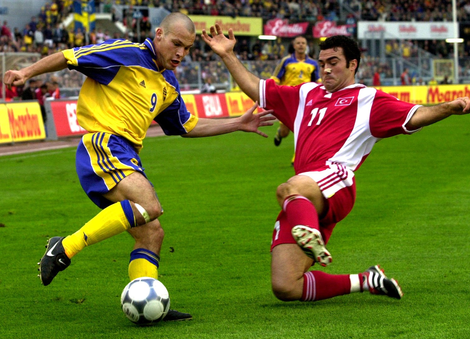 Landslaget, Karriär, Olof Mellberg, Fredrik Ljungberg, Arsenal, Halmstad