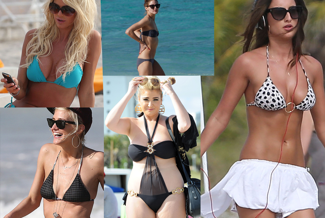Bikini, Victoria Silvstedt, Kändisar