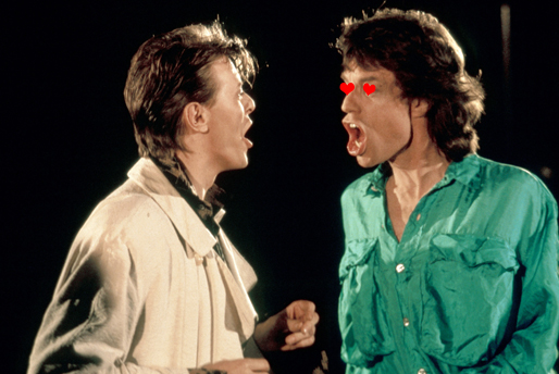 kärlek, David Bowie, Mick Jagger