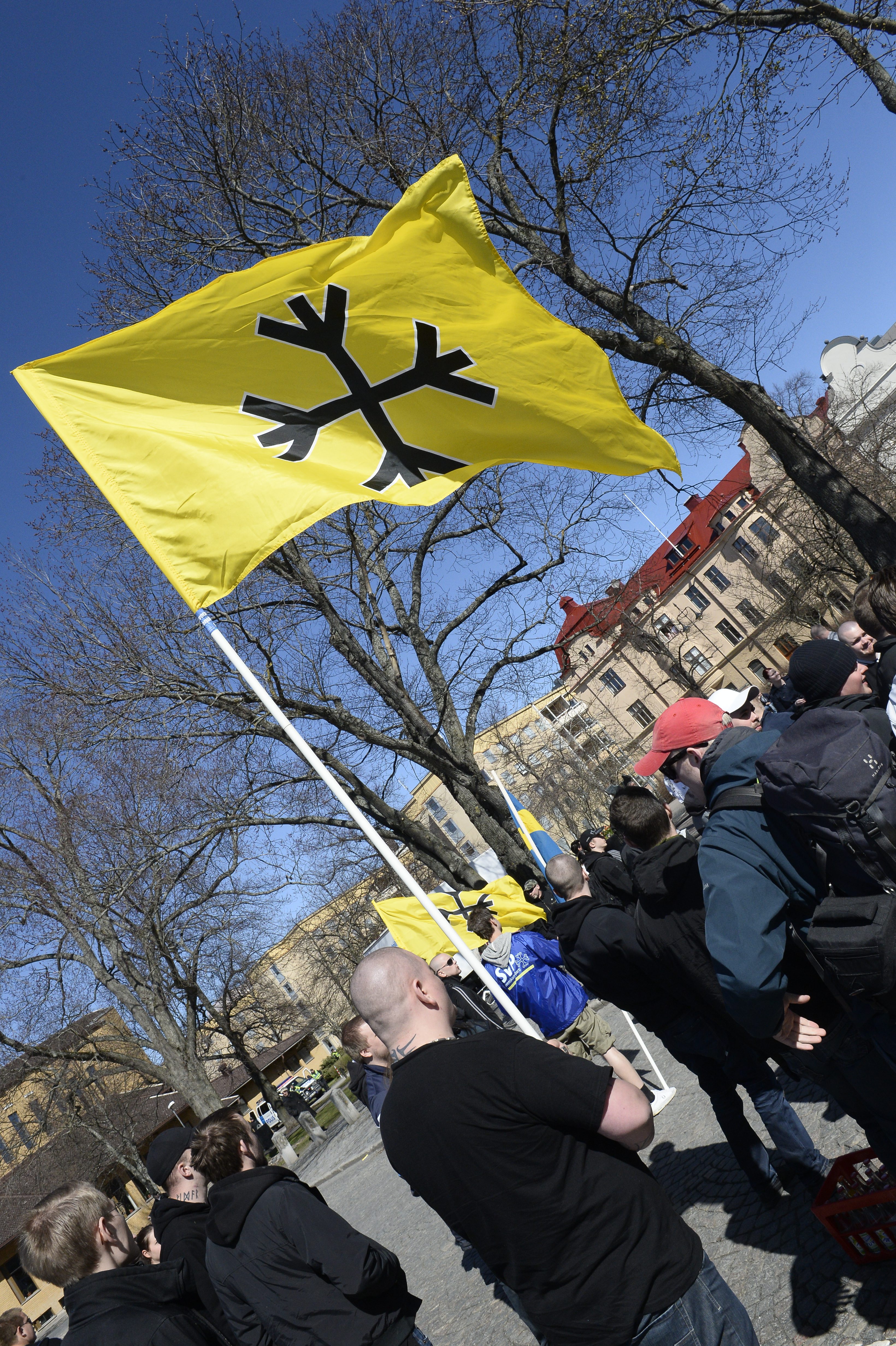 Demonstrationer, Svenskarnas parti, Polis, Polishäst, 1 maj