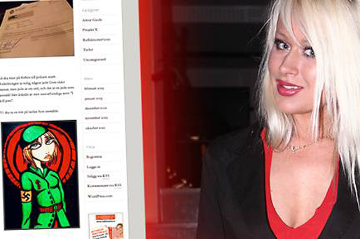 Tävla, Polisanmäld, Hanna Widerstedt, Målning, Nazist, Konst, Projekt,  LV,  I kill jews
