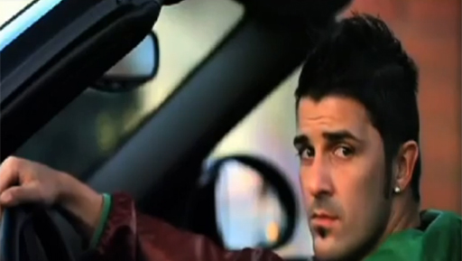 Barcelona,  Need for speed, David Villa,  Censurerad video