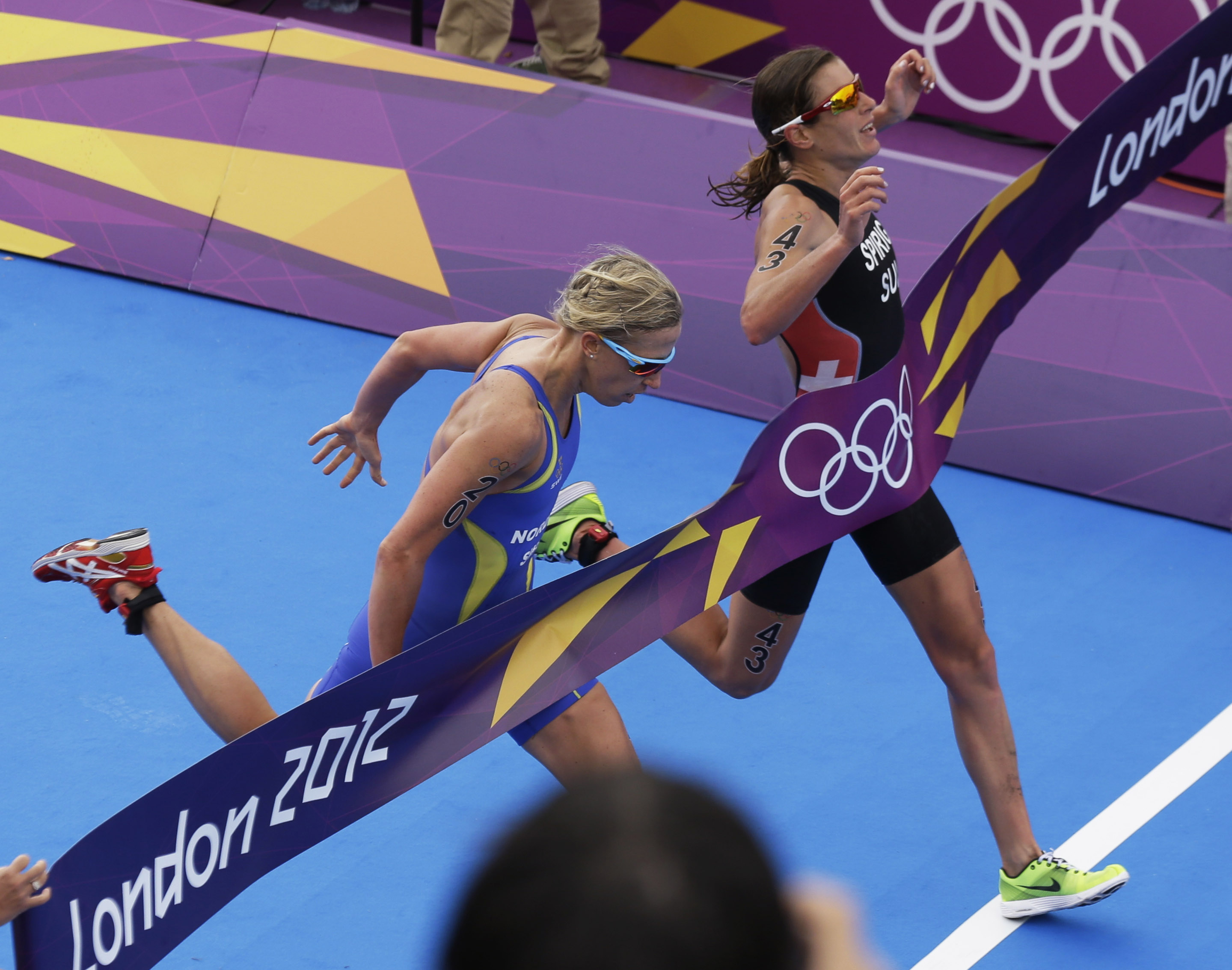 Nicola Spirig, Protest, Sverige, OS, Guld, London, Svenska triathlonförbundet, Lisa Nordén, Sök