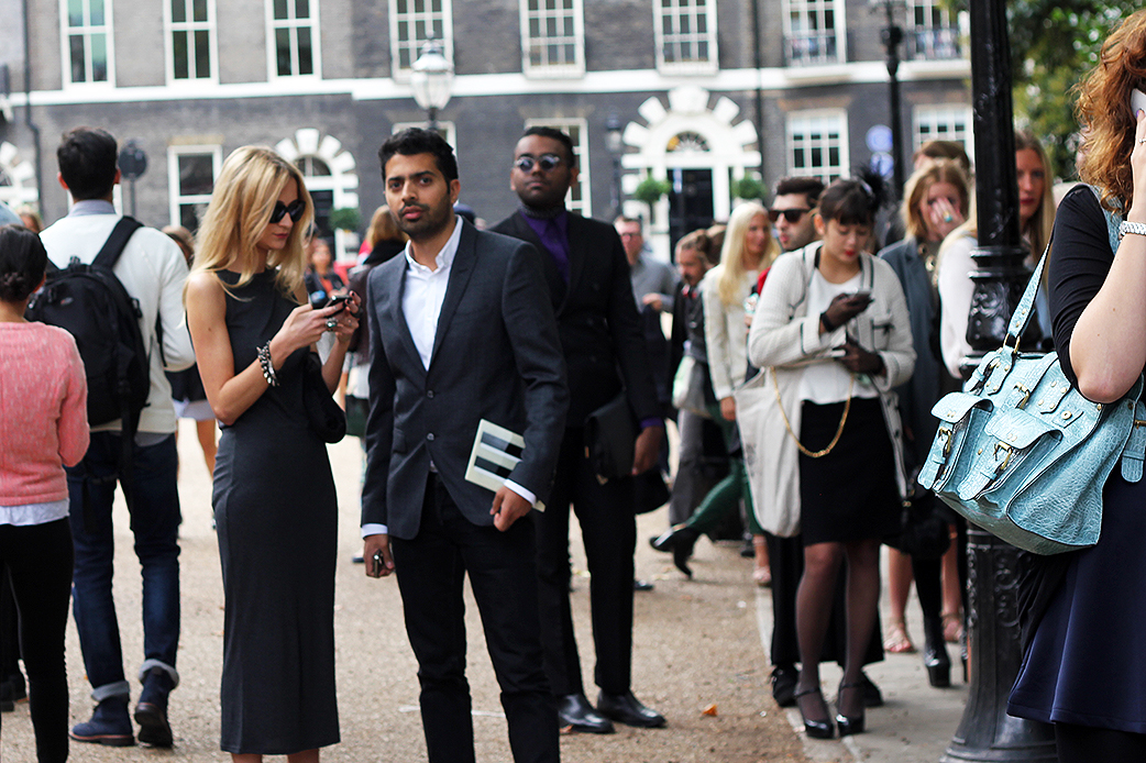 Fashion Week, London,  snapshots