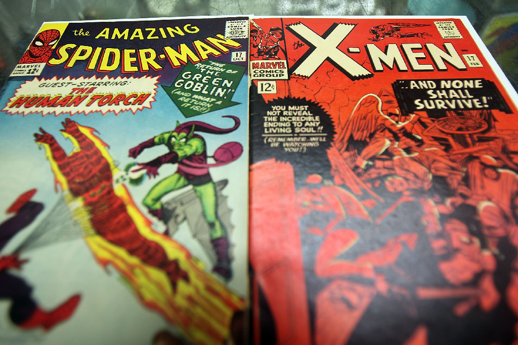 Spider Man, x-men, Auktion, serietidning