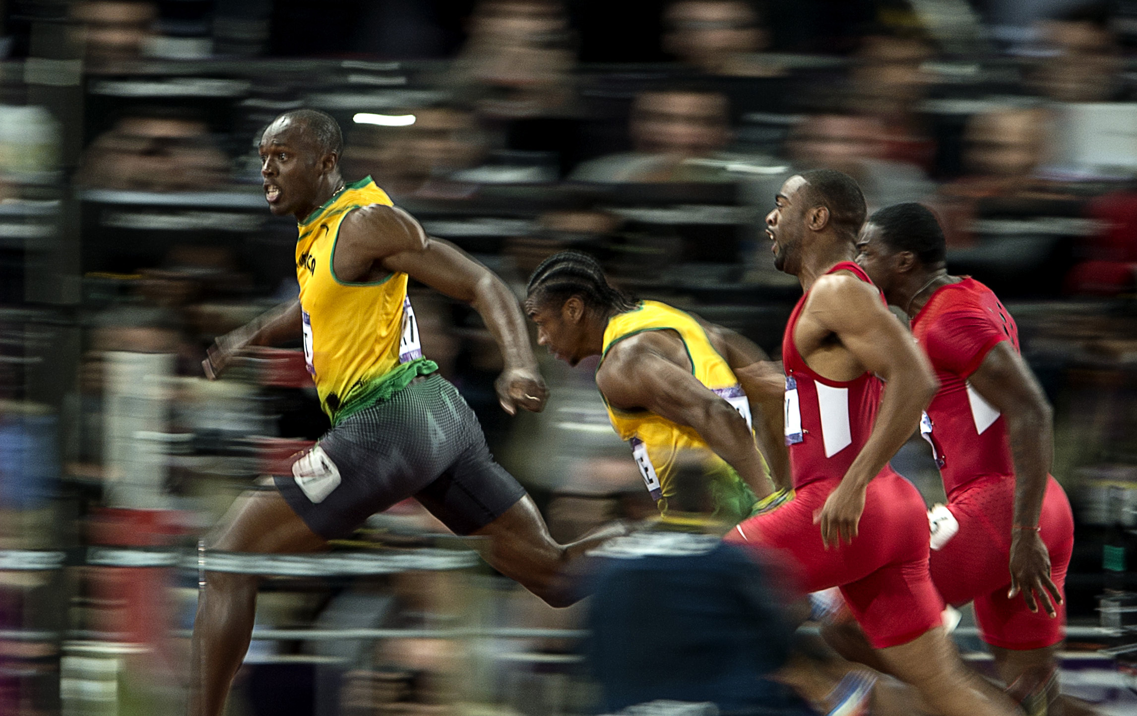 London, OS, Friidrott, 100 meter, Usain Bolt
