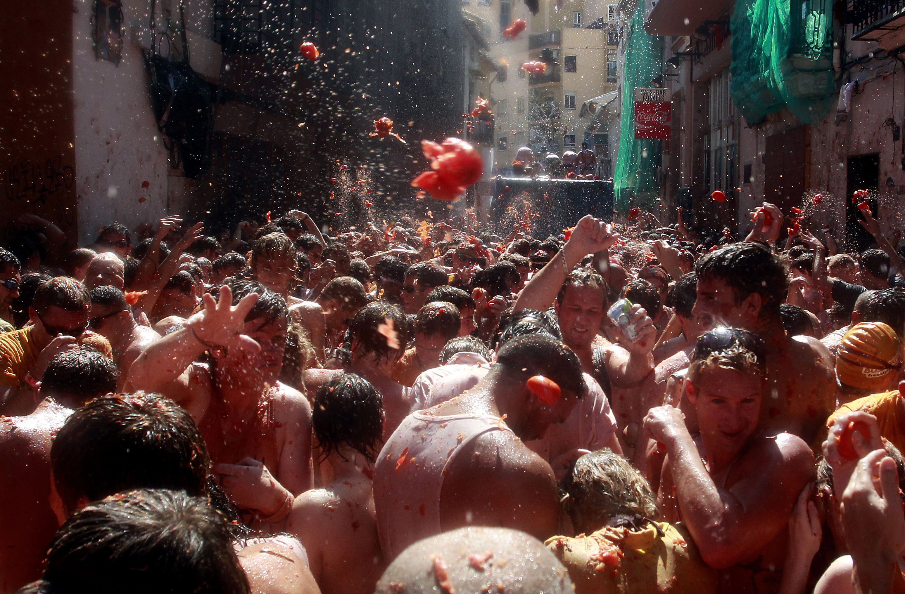 Spanien,  Tomatkrig, Tomatina