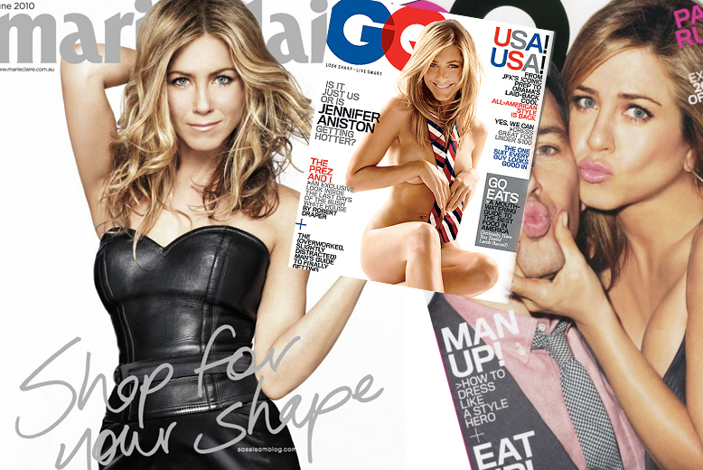 Tidning, Cover, Jennifer Aniston, Magasin, Omslag