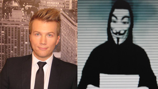 Myndigheterna, jonas lejon, DDOS, Anonymous