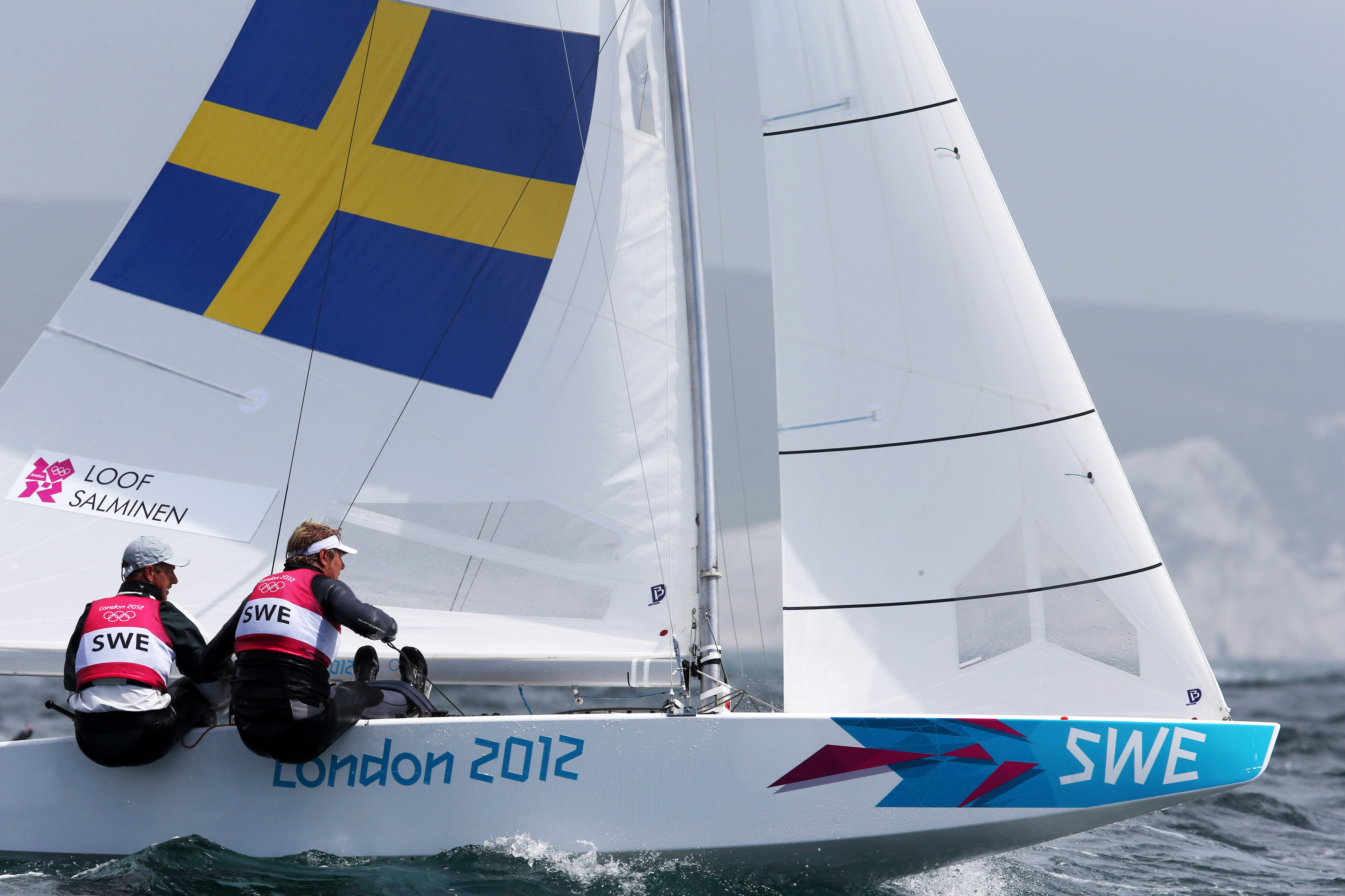 Segling, Medalj, Max Salminen, Fredrik Lööf, London, OS, Sverige