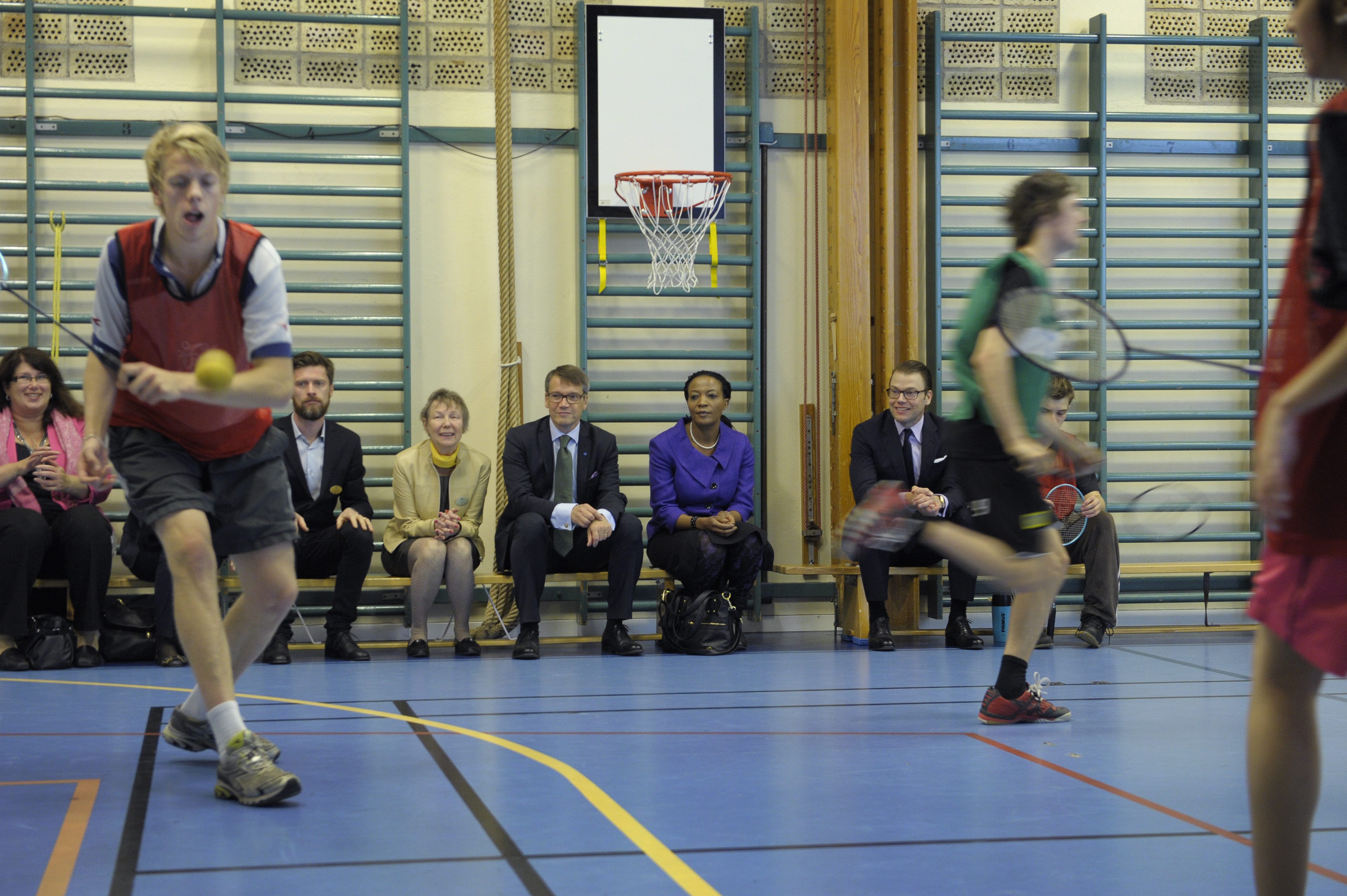 Prins Daniel, Göran Hägglund, Badminton, boost-boll