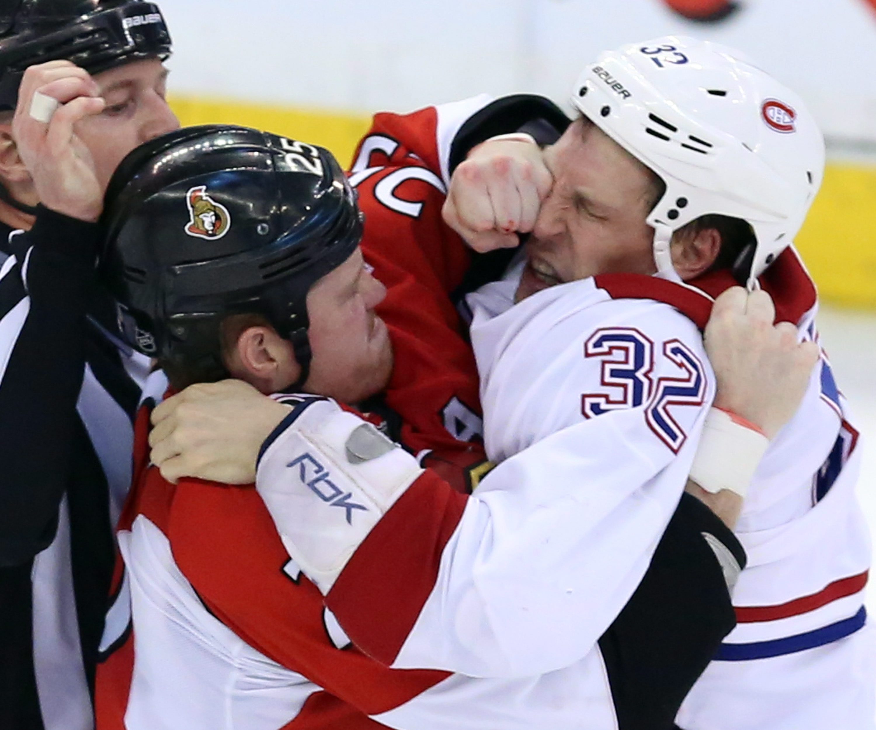 Montreal Canadiens, Ottawa Senators, VideoExtra, Slagsmål