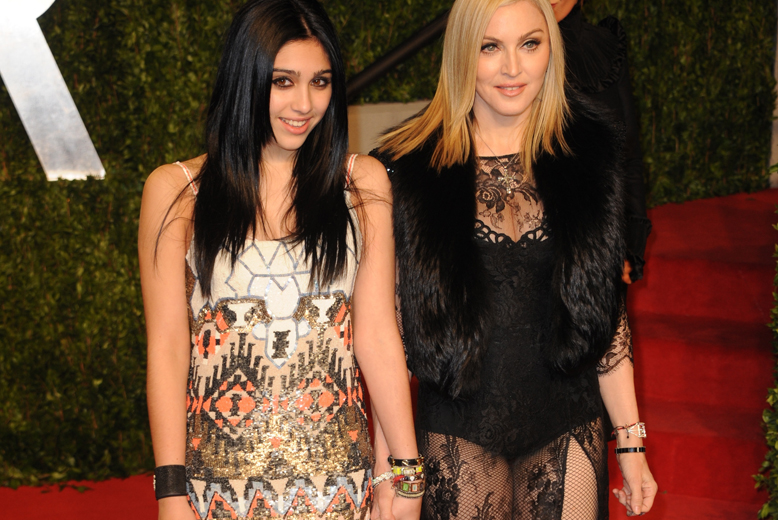 Madonna, Courtney Love, Lourdes