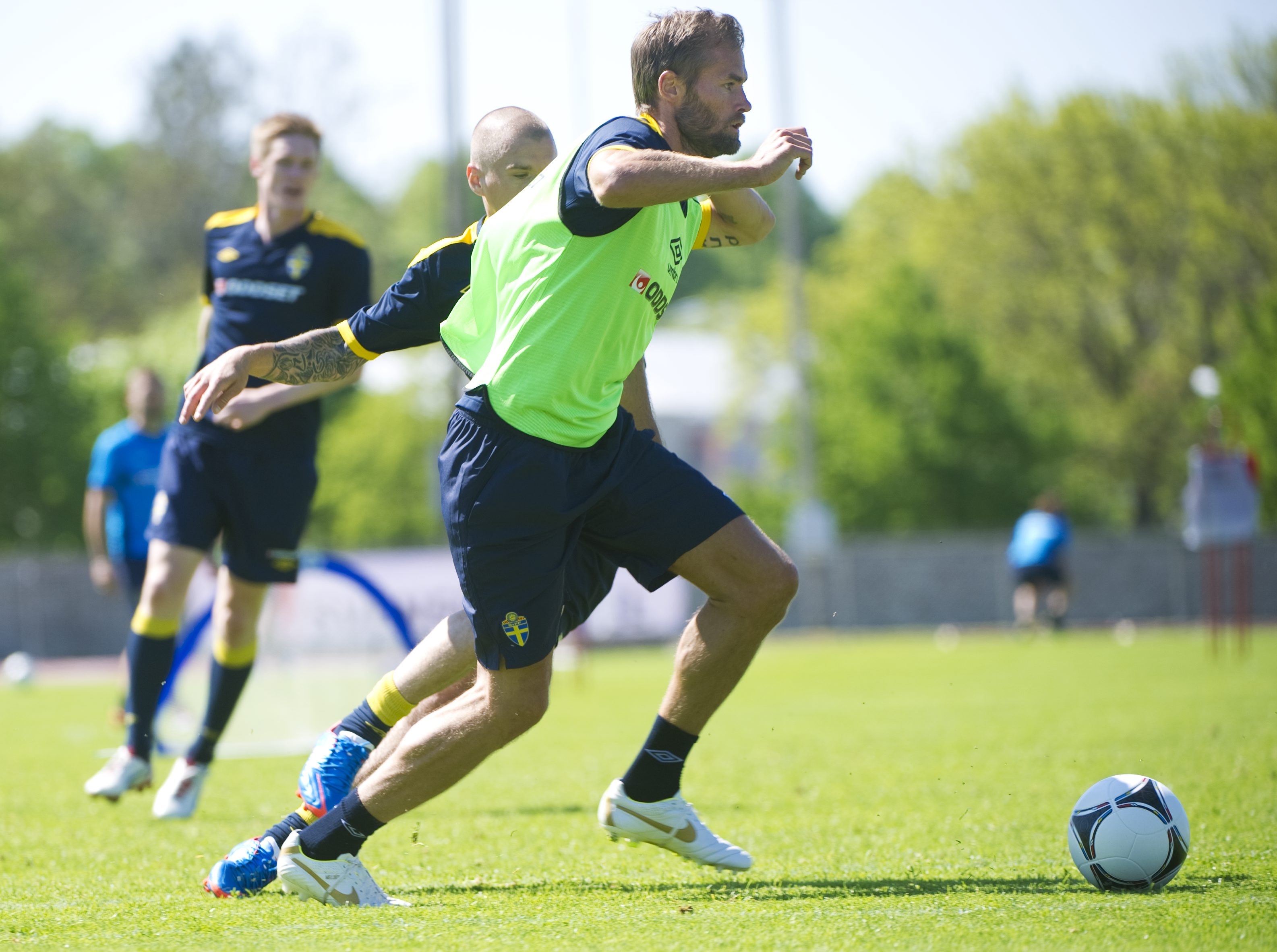 Sverige, Villarreal, Olof Mellberg, lägger av