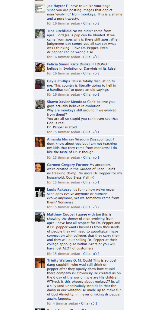 ateism, Kristendom, Facebook, dr pepper