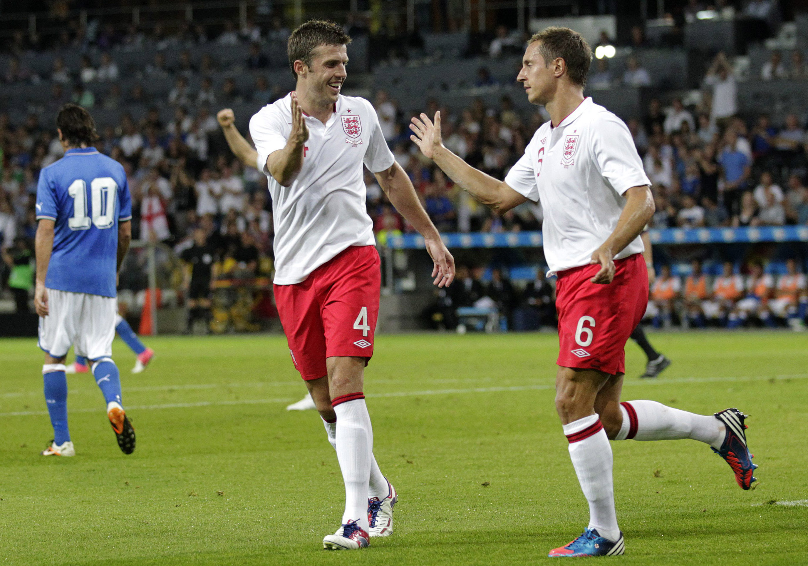 Fotboll, England, Italien, Jermaine Defoe