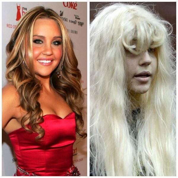 Peruk, Amanda Bynes, Rätten, Droger