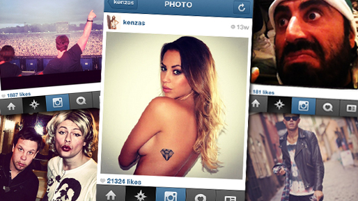 Kändisar, Hetast, instagram