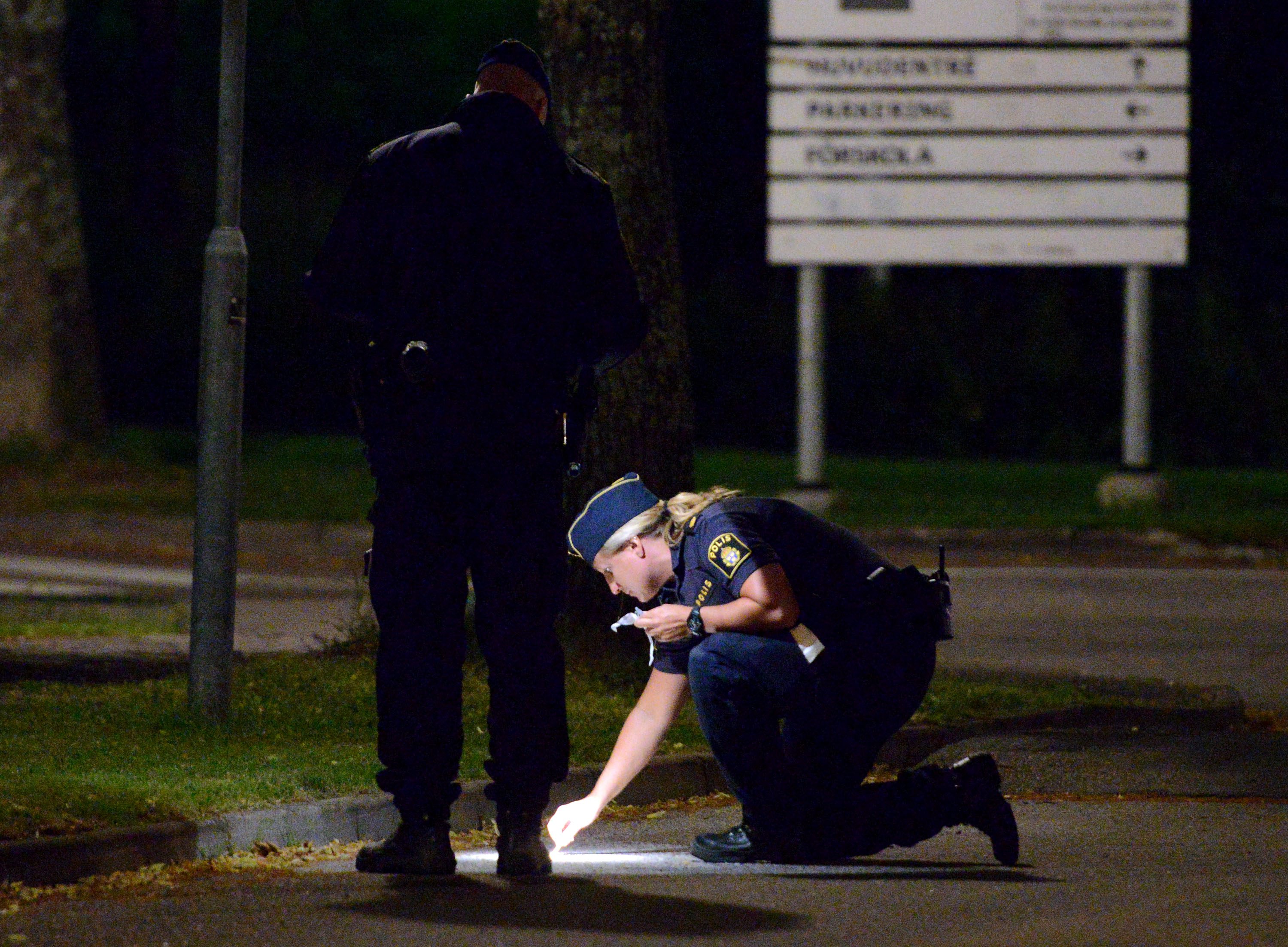 Polisen, Skottdrama, Eskilstuna, Skottskadad