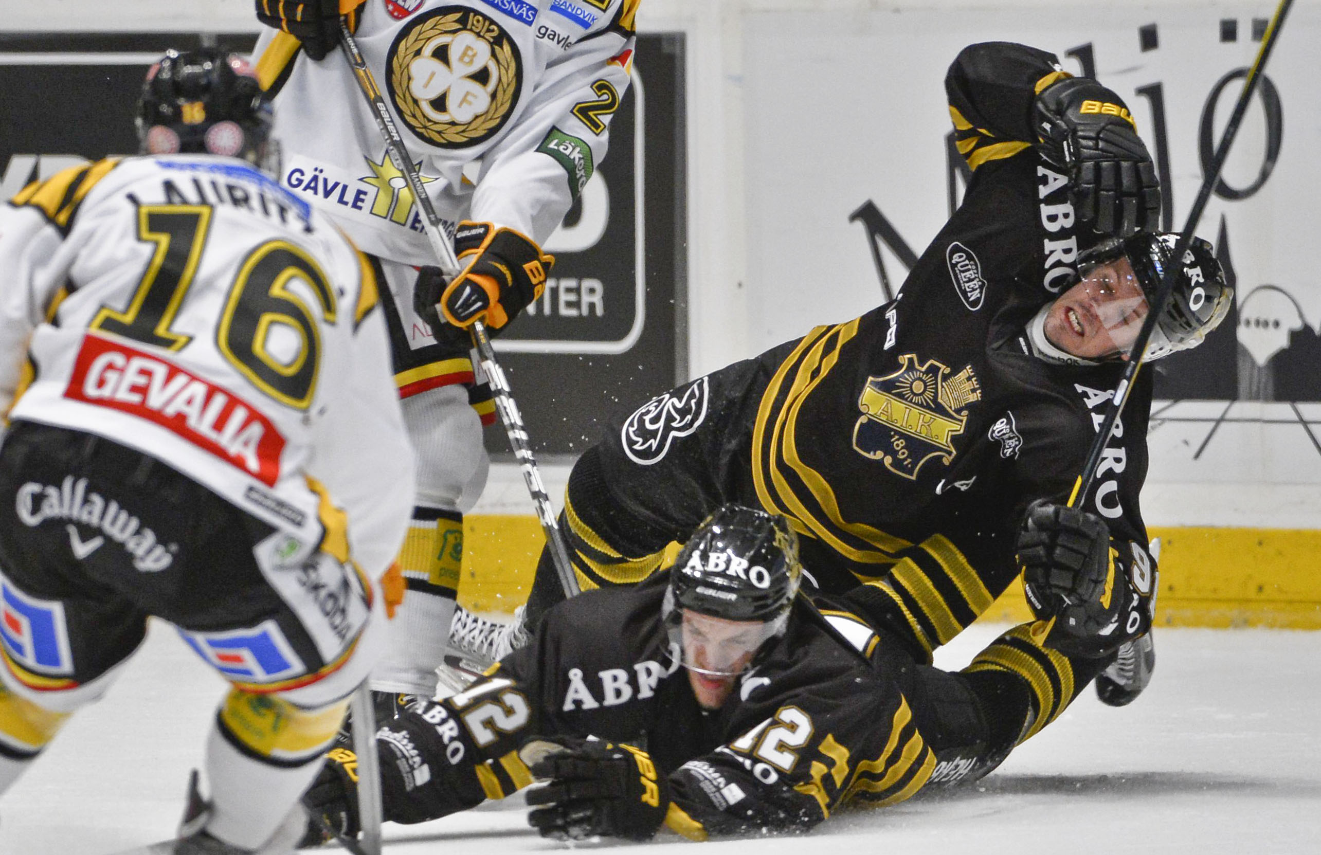 Kristian Huselius, Anders Gozzi, Broc Little, AIK