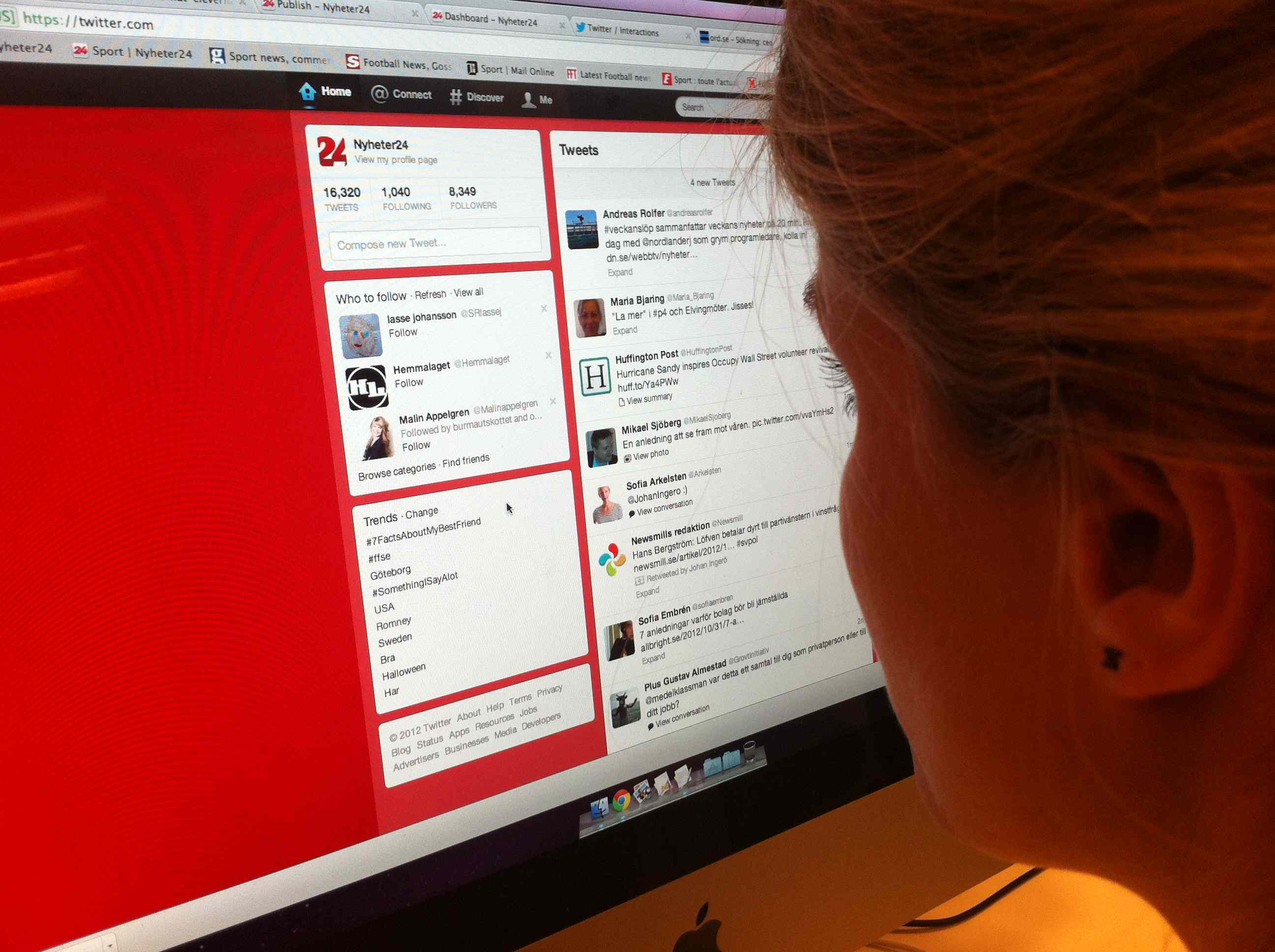 Molly Sandén, Danny Saucedo, Martina Haag, Pontus Alsing, mora ik, Sean Banan, Mark Levengood, Erik Haag, Twitter, Eric Saade