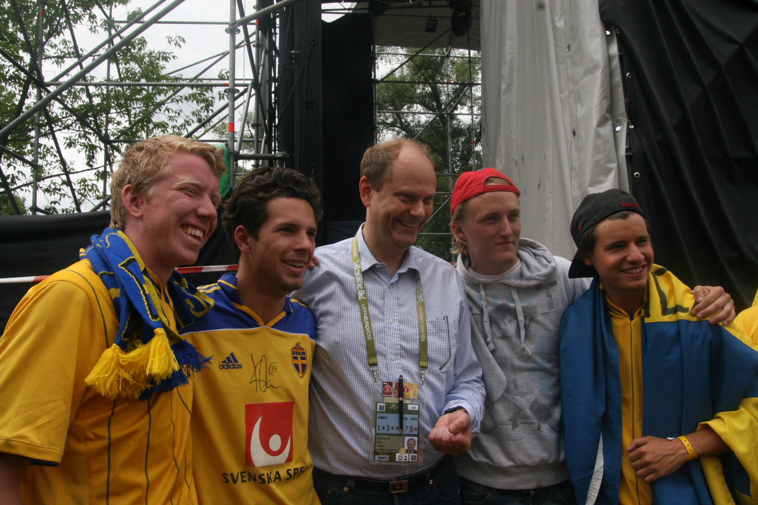 Fans, Sverige, Lasse Granqvist, EM-nyheter, Camp Sweden, radioprofil