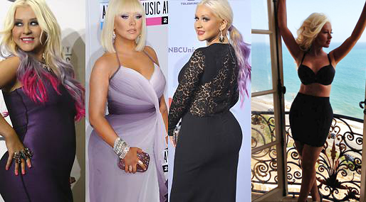 Christina Aguilera, Vikt, Diet, Träning