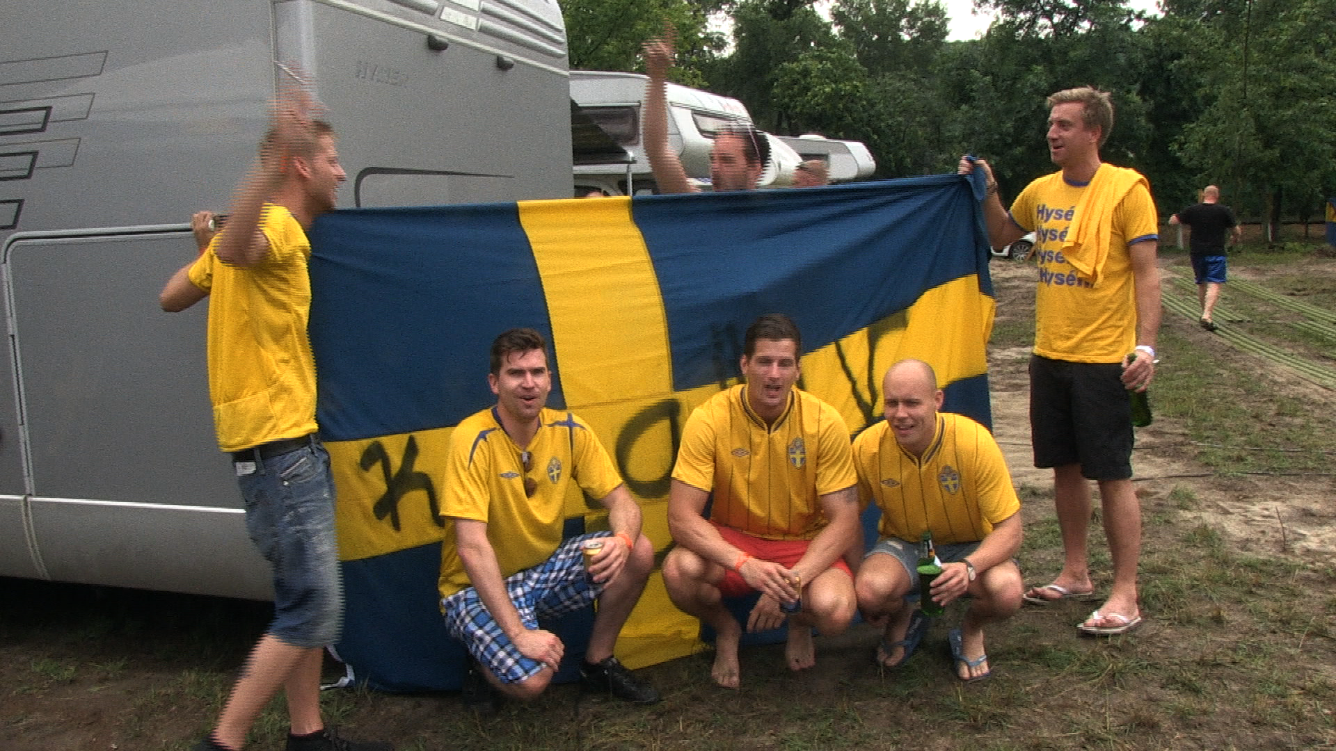 EM, Sverige, Fotboll, Fans, hejaramsor