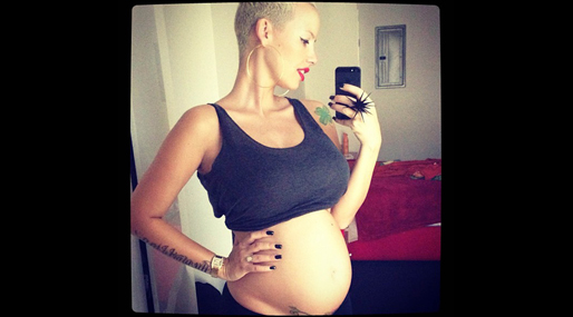 Amber Rose, Gravida kändisar, Gravid, instagram