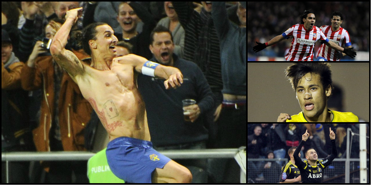 Zlatan Ibrahimovic, Världens snyggaste mål 2012, Årets mål, Falcao