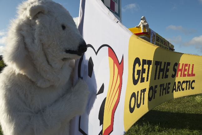Aktion, Greenpeace, ST, Shell, Arktis, Protest