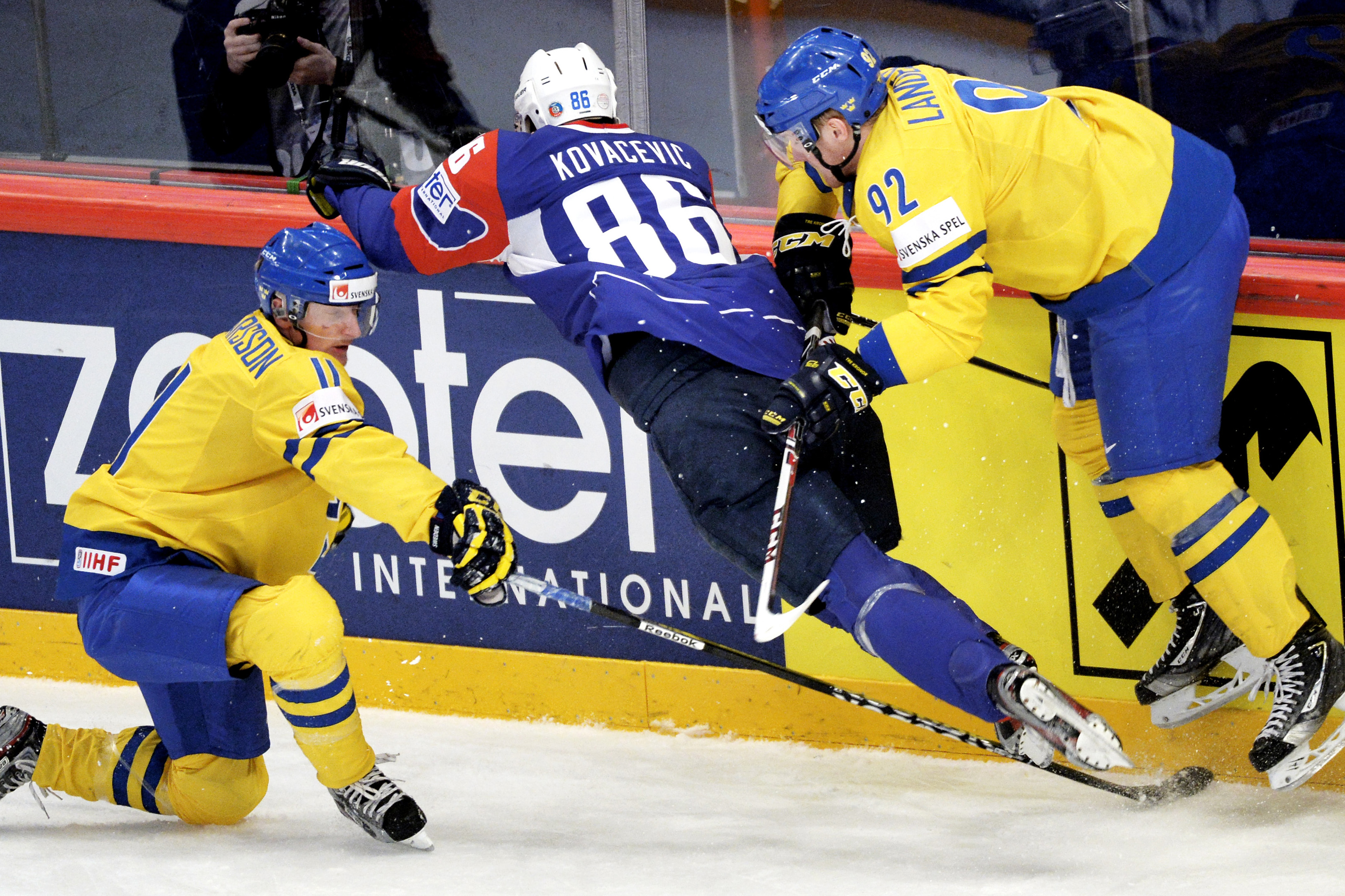 Slovenien, Sverige, Hockey-VM, Tre Kronor