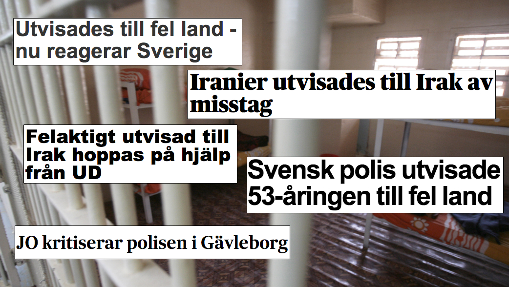 Migrationsverket, Utvisning, Sverige, Ambassadör, Irak,  Fel land, Iran, Abbas,  Emma Persson
