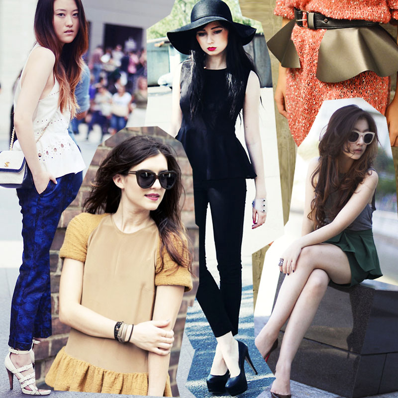 Peplum, Lookbook, Mode, Outifts
