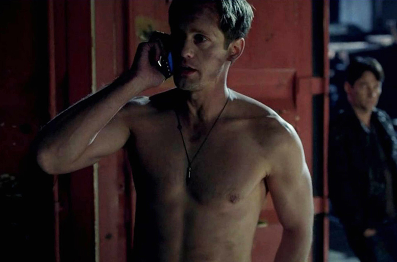 Alexander Skarsgård, naken, Hollywood, Vampyr, Inspelning, bilder, Stjärna, Film, True Blood