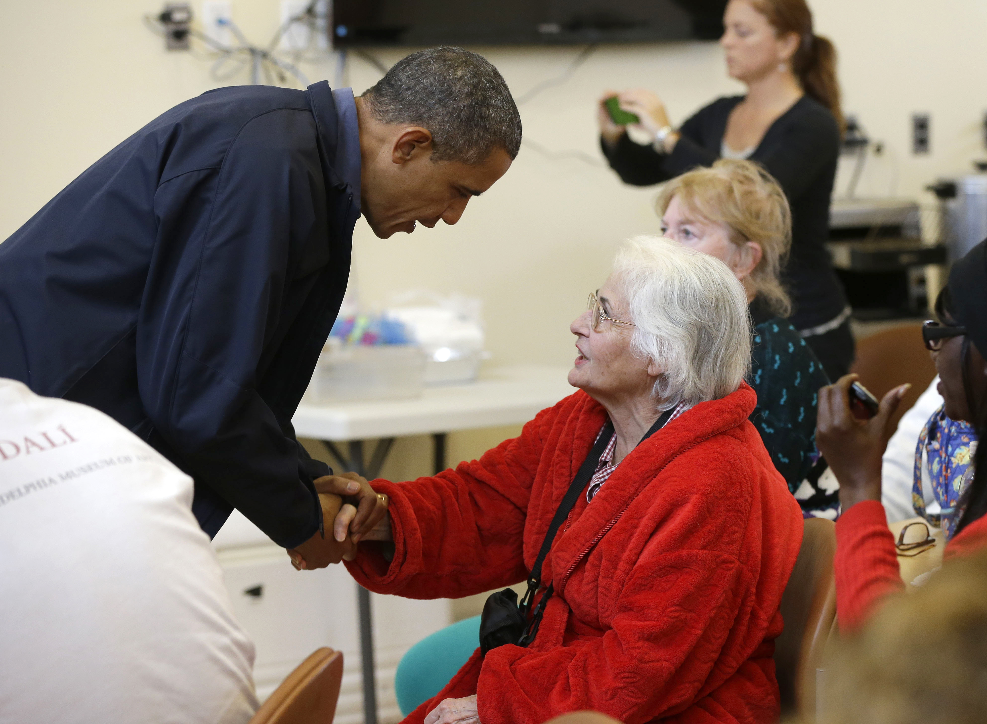 Barack Obama, stormen sandy, New Jersey