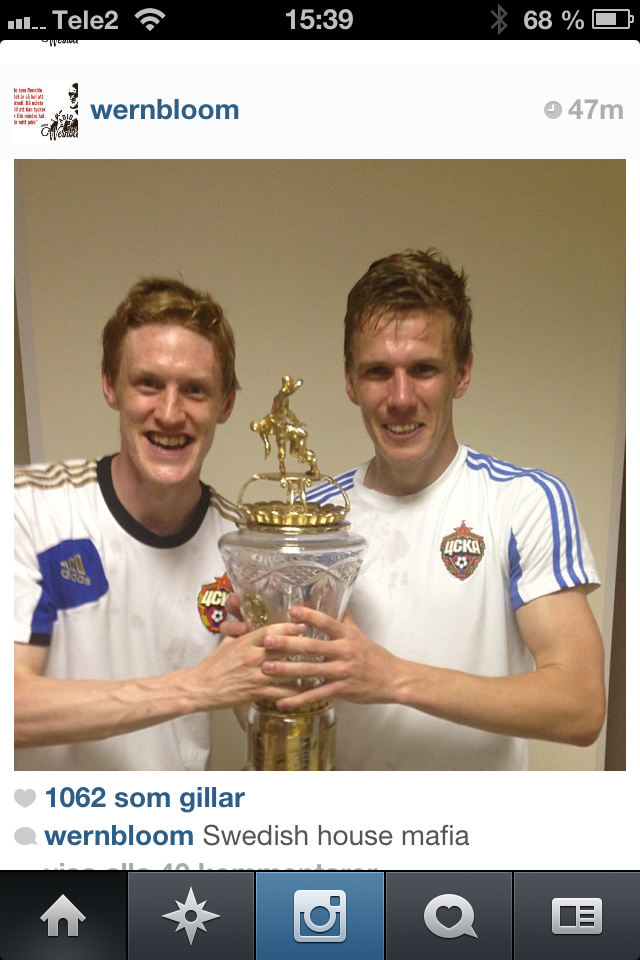 CSKA Moskva, Pontus Wernbloom, Rasmus Elm