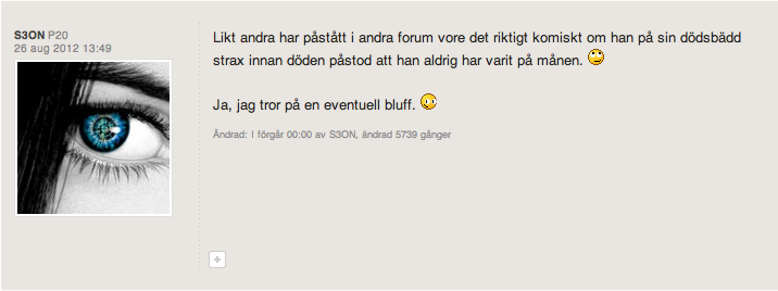 månlandningen, Neil Armstrong, Konspiration
