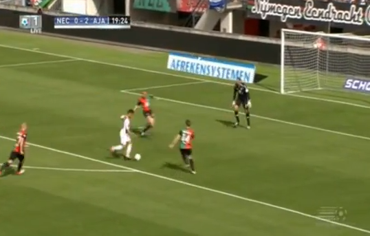 Drömmål, Ajax, NEC Njimegen, Tobias Sana
