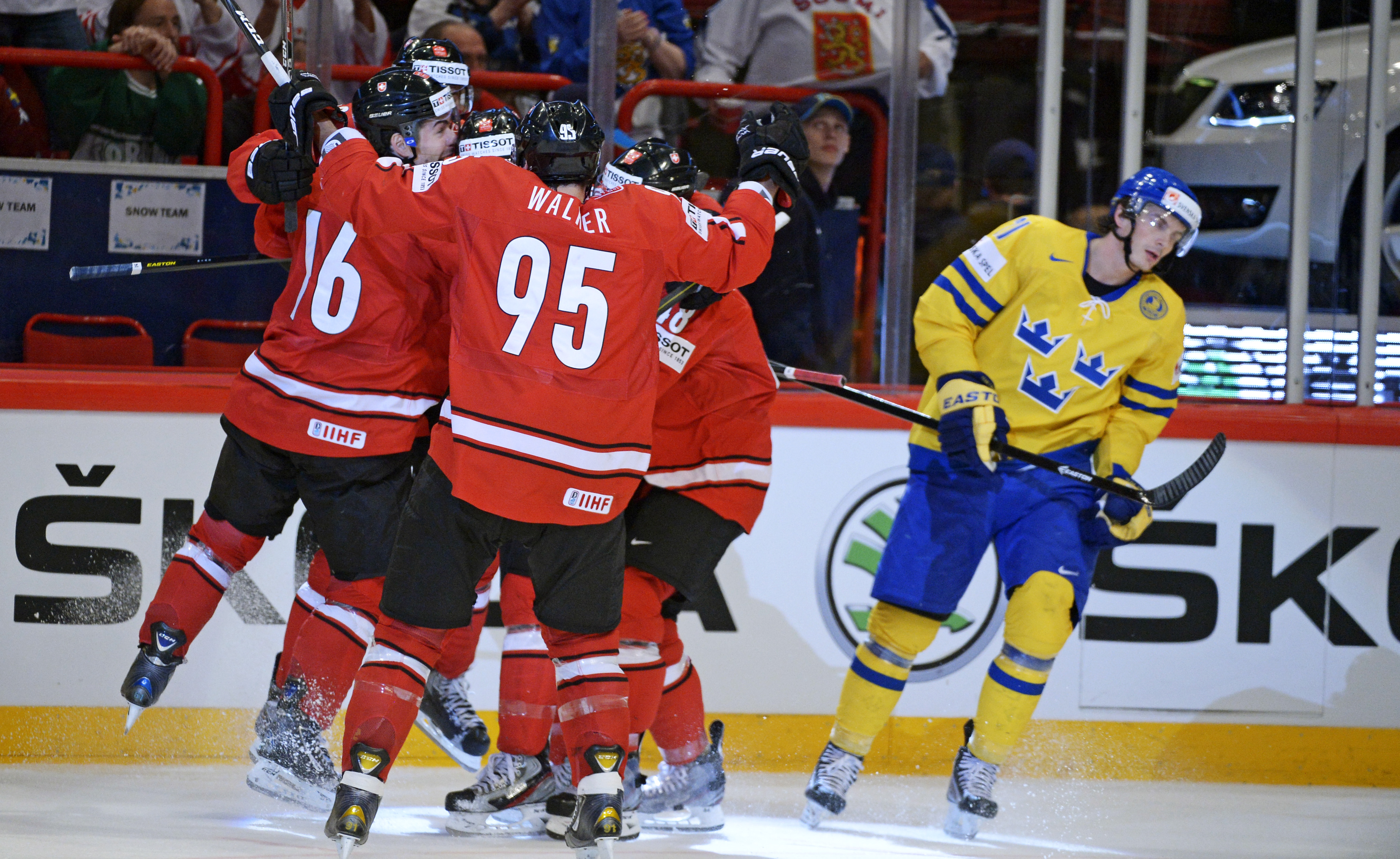 Schweiz, VM-guld, Sverige, Hockey-VM