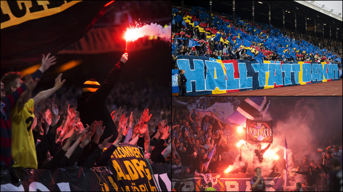 AIK, Malmo FF, Helsingborg, ifk goteborg, Djurgarden, Nyheter24 listar, Bästa supportrarna, tifo